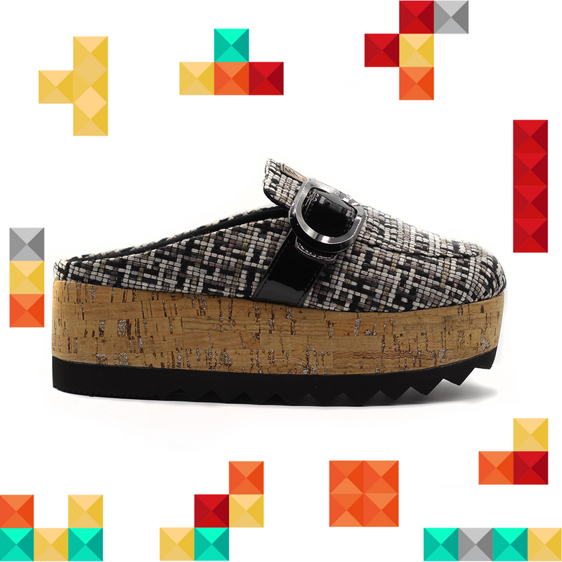 Tetris Black Slipper